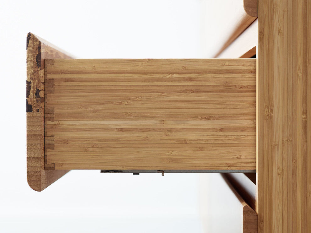 Azara Five Drawer Chest, Caramelized