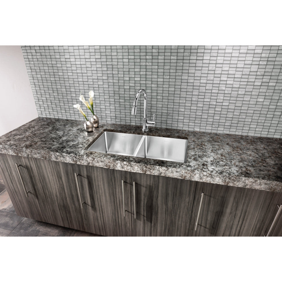 Top Knobs M429A Hopewell 3 Inch Center to Center Bar Cabinet Pull - Brushed