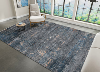 Zenith Area Rug, Dark Gray, 9' x 12', Abstract