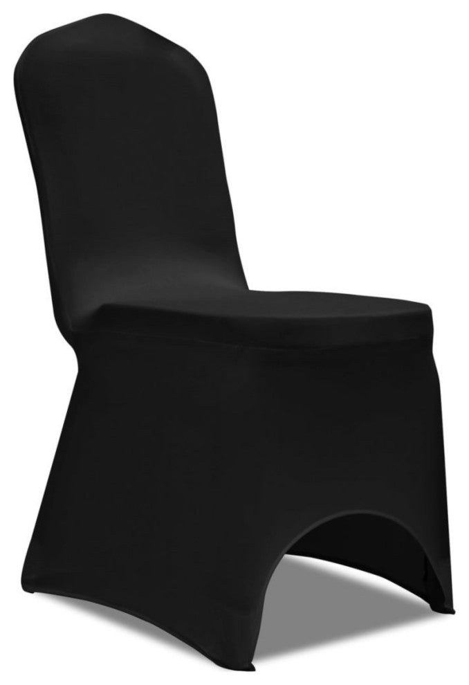 50-Piece Black Stretch Chair Cover