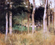 Berthe Morisot Thatched Cottage in Normandy, 20"x25" Gallery Wrapped Canvas