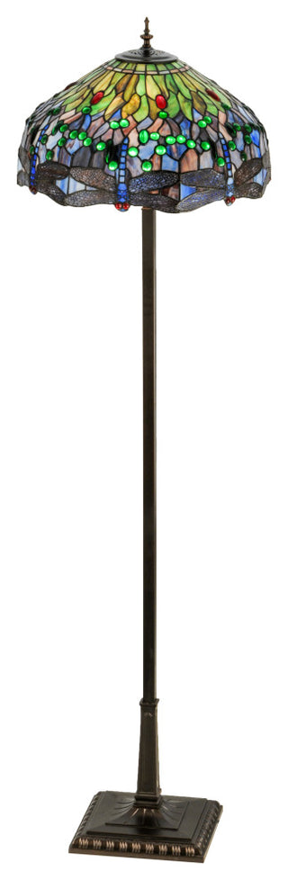 67H Tiffany Hanginghead Dragonfly Floor Lamp