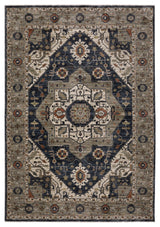 Oriental Weavers Eliana ELI07 Medallion Rug, Brown, 6'7"x9'6"
