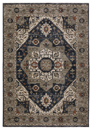 Oriental Weavers Eliana ELI07 Medallion Rug, Brown, 6'7"x9'6"