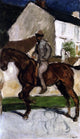 Louis Anquetin Equestrian Self Portrait, 18"x27" Wall Decal