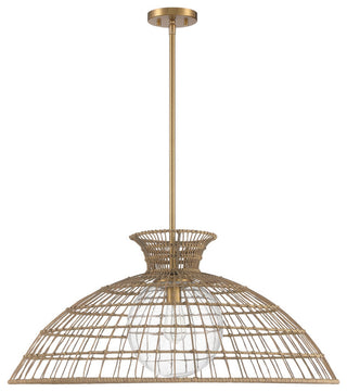 Lanai 1-Light Pendant, Warm Brass