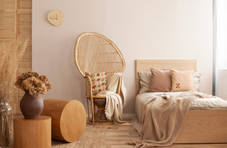 18"x18" Modern Monogram Decorative Throw Pillow, Sienna