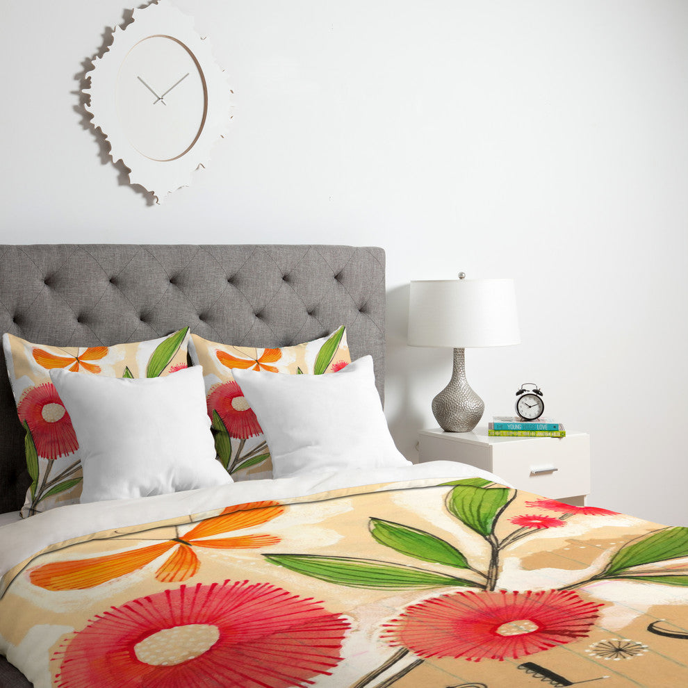 Deny Designs Cori Dantini Blossom 1 Duvet Cover - Lightweight