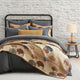 Home on the Range Reversible Quilt Set, Twin, Tan, 2PC
