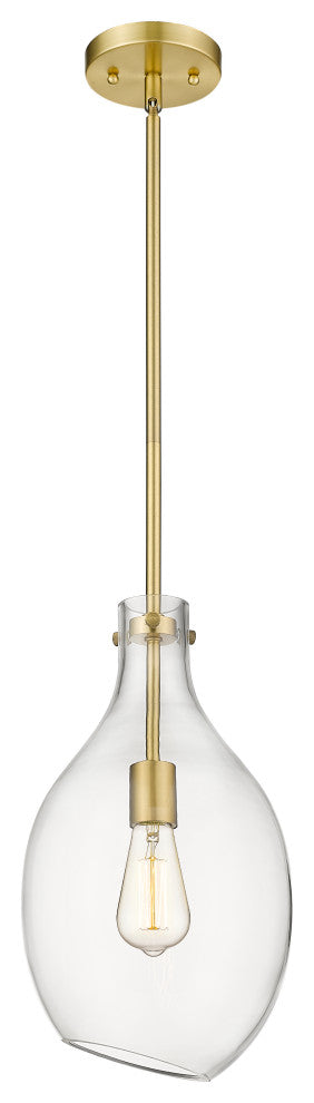 Innovations Lighting 493-1S-SG-G552-9-LED Salem 1 Light 8.5" Mini Pendant