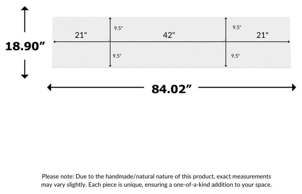 Morden Minimalist Thinner Vanity Countertop, 84"