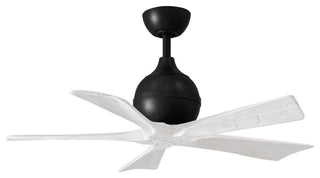 Matthews Fan, Irene 5 Ceiling Fan, 42" Matte Black, Matte White