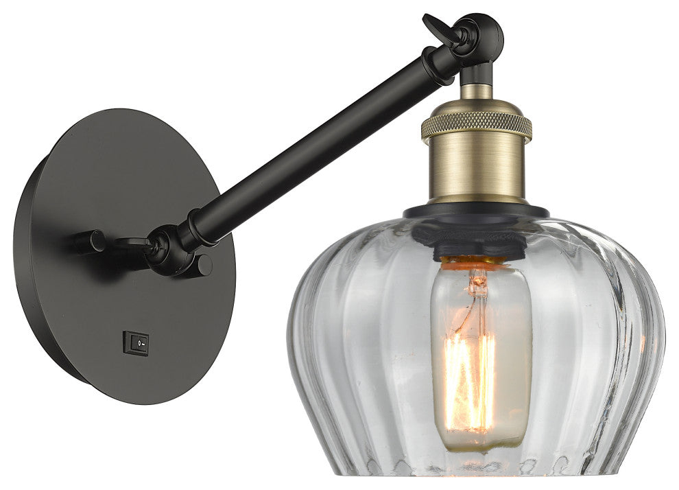 Innovations 317-1W-BAB-G92-LED 1-Light Sconce, Black Antique Brass