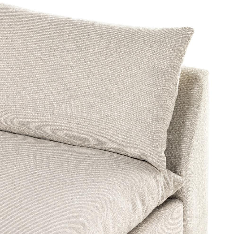 Grant Armless Sofa, 94, Ashby Oatmeal