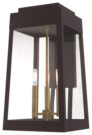 Transitional Outdoor Wall Lantern, Bronze