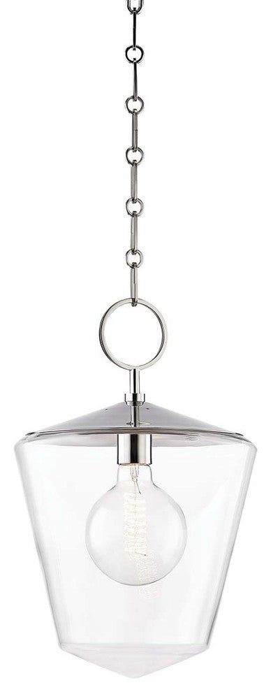 Greene 1-Light Large Pendant, Polished Nickel