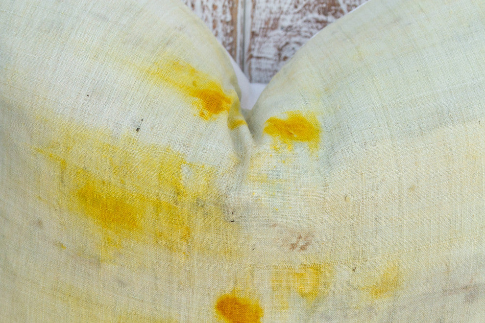 Birinchi Tie Dyed Organic Silk Lumbar Pillow