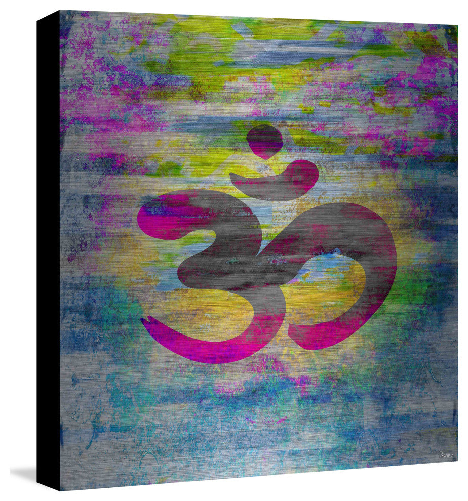 "Nashik" UV Ink Print on Brushed  Aluminum, 32"x32"