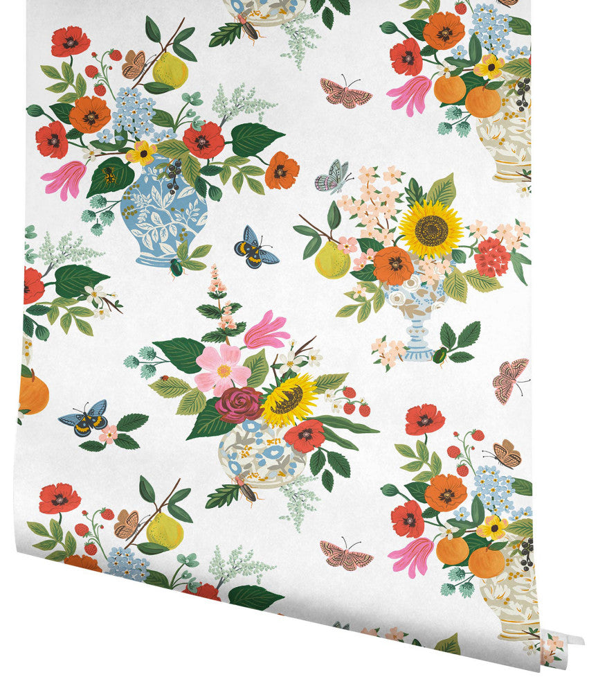 Flower Studies Bright Wallpaper