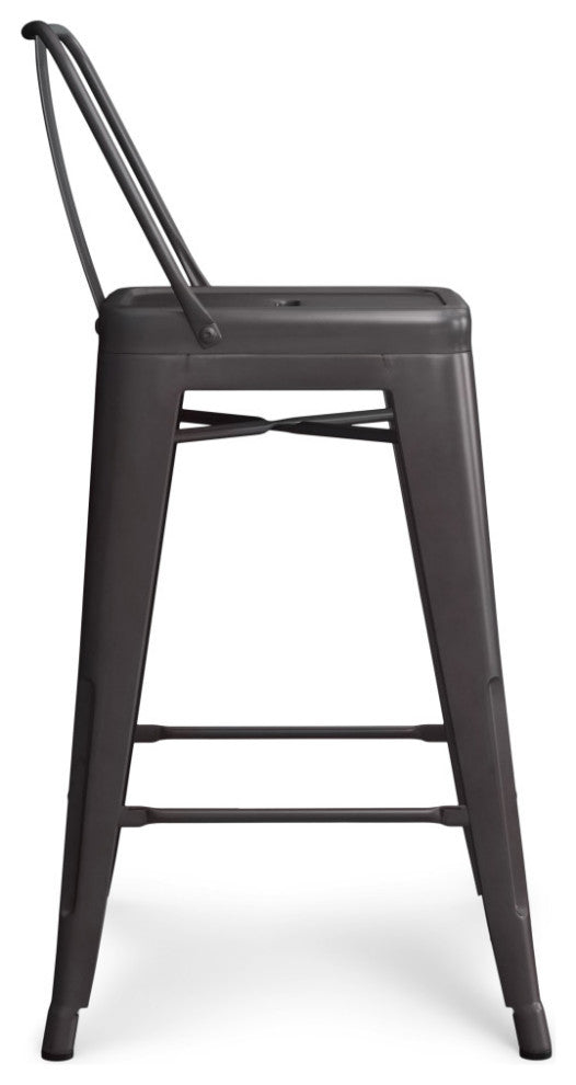 Rayne 24 inch Metal Counter Height Stool (Set of 2)