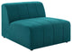 Bartlett Upholstered Fabric Armless Chair