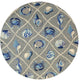 KAS Harbor 4219 Gray Seaside Area Rug, 8'x8' Round