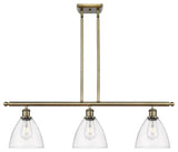 Innovations 516-3I-AB-GBD-752 3 Light Island Light, Antique Brass