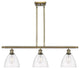 Innovations 516-3I-AB-GBD-752 3 Light Island Light, Antique Brass