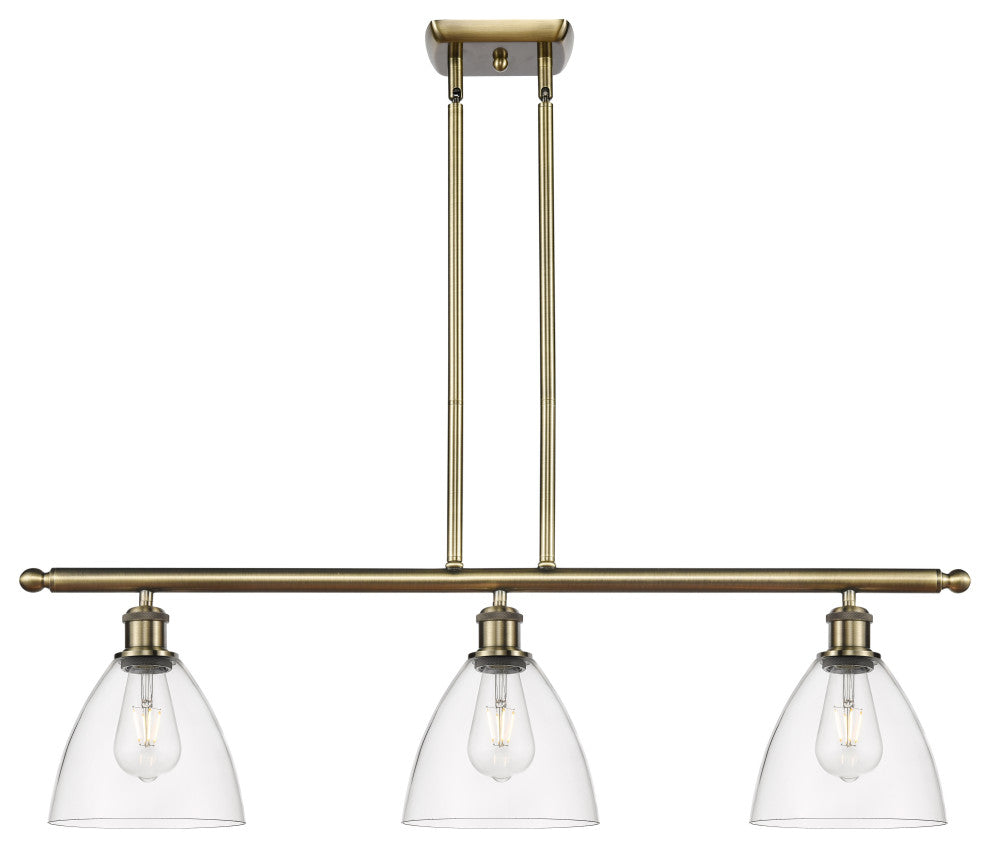 Innovations 516-3I-AB-GBD-752 3 Light Island Light, Antique Brass