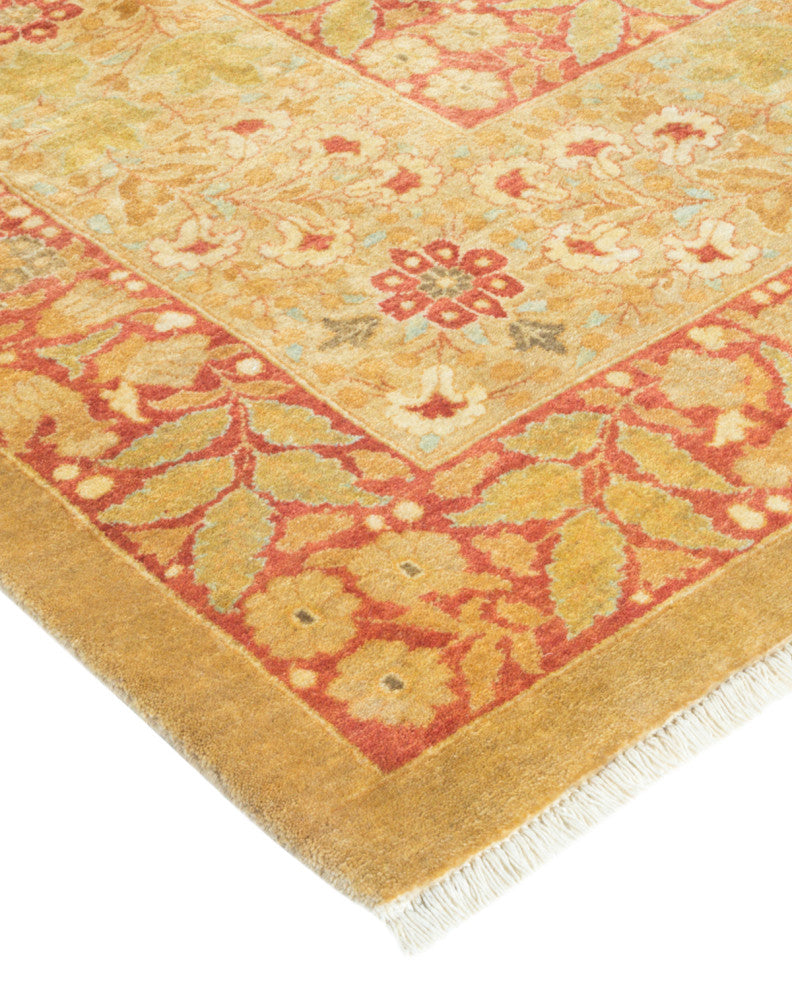 Mogul, One-of-a-Kind Hand-Knotted Area Rug Yellow, 12'1"x17'6"