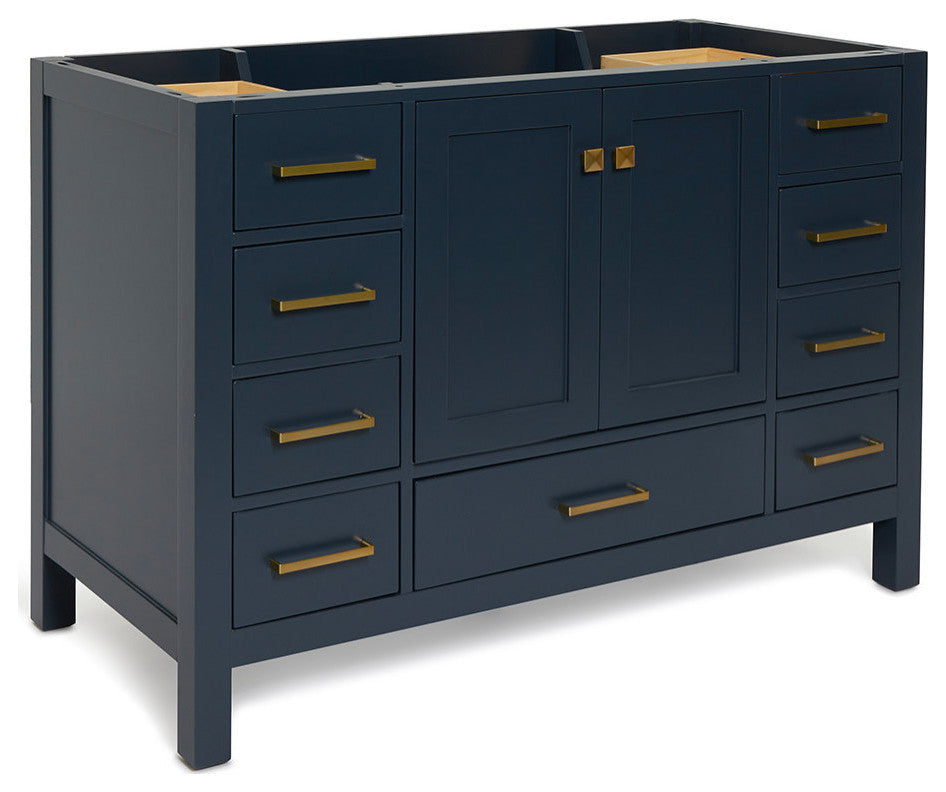 ARIEL Cambridge 48" Single Sink Bathroom Vanity Base Midnight Blue