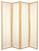 6' Tall Helsinki Shoji Screen, 4 Panel, Natural