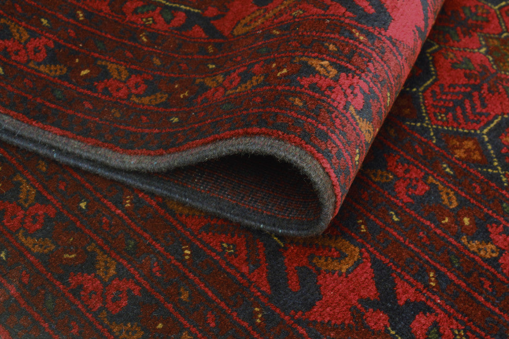 Khal Mohammadi Tayte Red/Navy Rug, 6'7x9'7