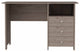 Jacksonville Computer Desk with 3 Drawers, Legs and Handles, Light Gray