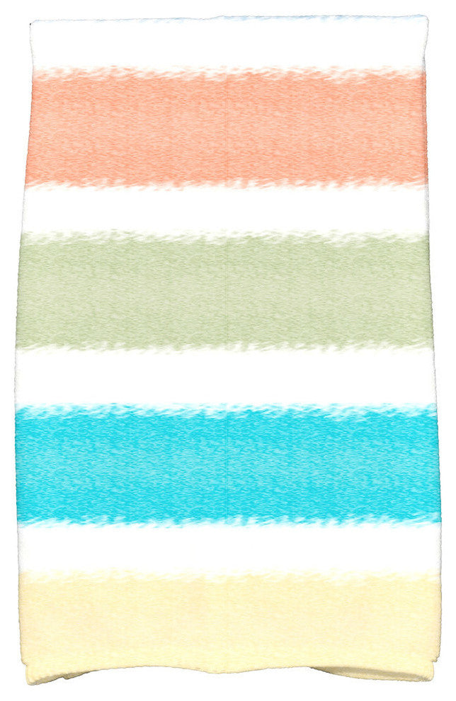 18"x30" Fun in the Sun, Stripe Print Kitchen Towel, Light Blue