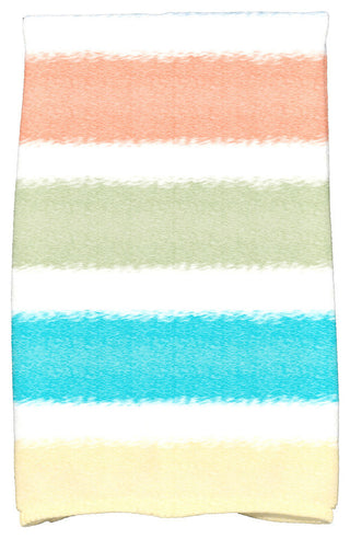 18"x30" Fun in the Sun, Stripe Print Kitchen Towel, Light Blue