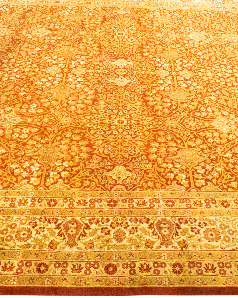 Mogul, One-of-a-Kind Hand-Knotted Area Rug Orange, 8'0"x15'10"
