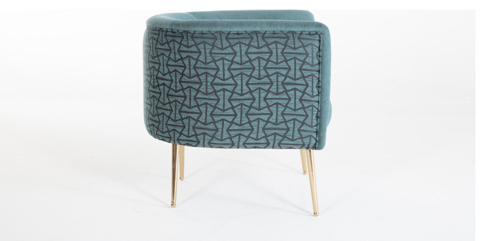 Cloak  Accent Armchair, Cloak Green