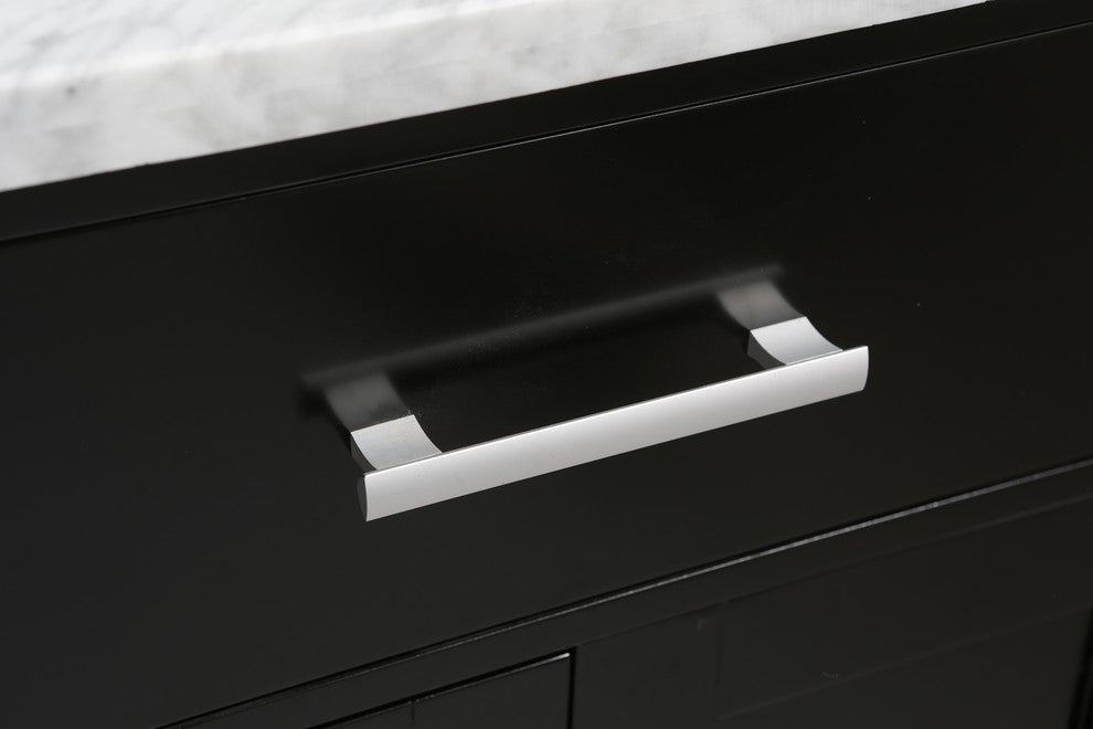 London 84" Double Sink Vanity Set, Espresso Finish