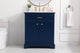 Amber Single Bathroom Vanity, Blue, Blue, 30"