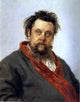 Ilya Repin Portrait of the Composer Modest Musorgsky Wall Decal
