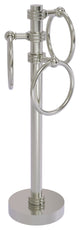 Vanity Top 3 Towel Ring with Dotted Accents, Satin Nickel