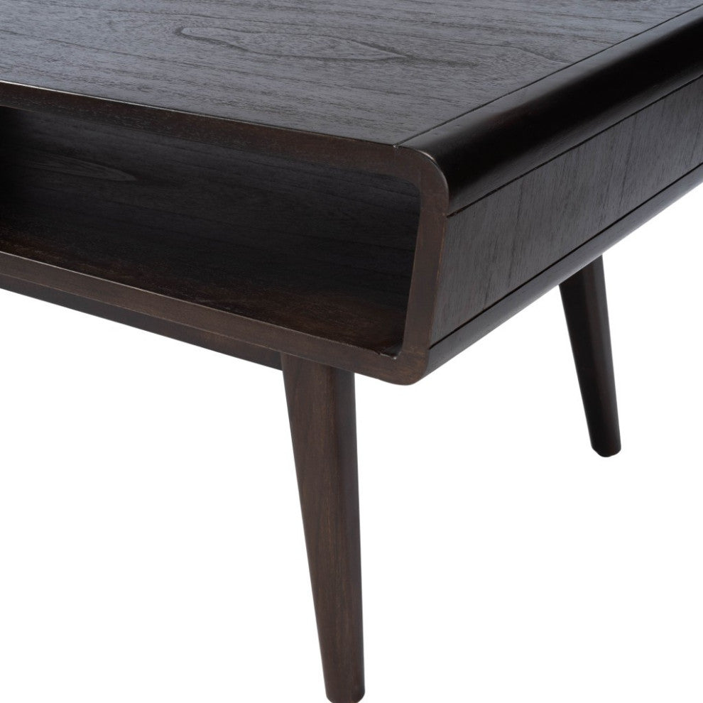 Dark Brown Storage Coffee Table