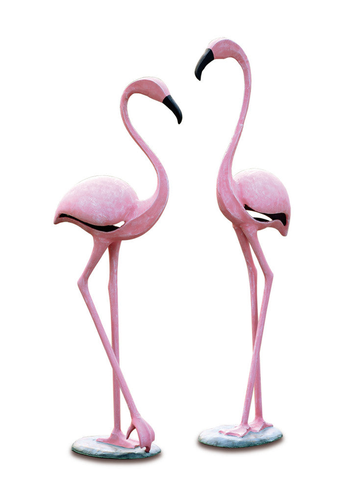 Pink Flamingo Pair