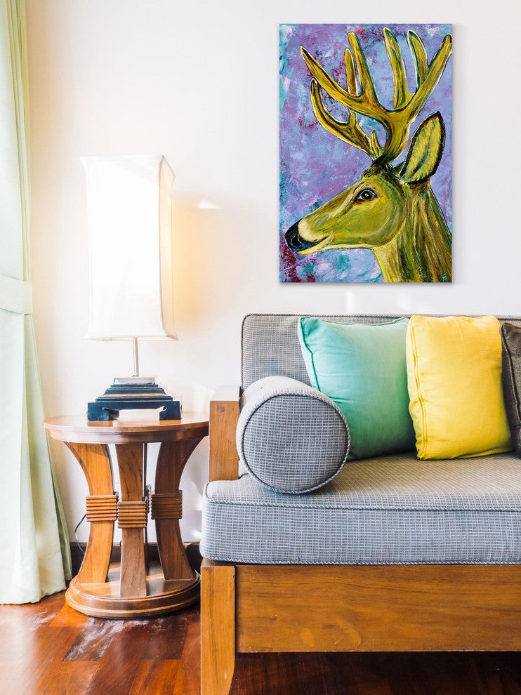 "Ambroso" Painting Print on Wrapped Canvas, 40"x60"