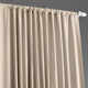 Eggnog Doublewide Room Darkening Curtain Single Panel, 100"x96"