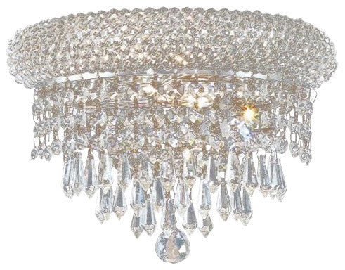 Elegant Primo Wall Sconce, Chrome Finish With Royal Cut Crystal