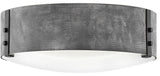 Sawyer Outdoor Flush Mount, Aged Zinc