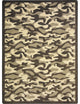 Kaleidoscope Rug, Funky Camo, 7'8"x10'9", Desert