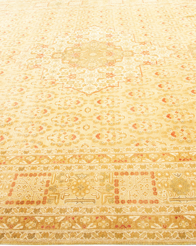 Noah, One-of-a-Kind Hand-Knotted Area Rug, Ivory, 8' 1"x10' 5"